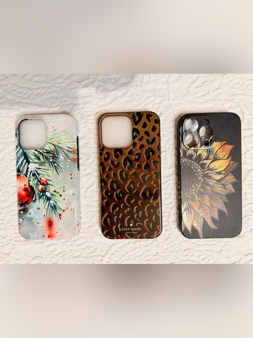 IPhone 16 promax phone cases 
Christmas, fall and kate spade Brown Leopard Print